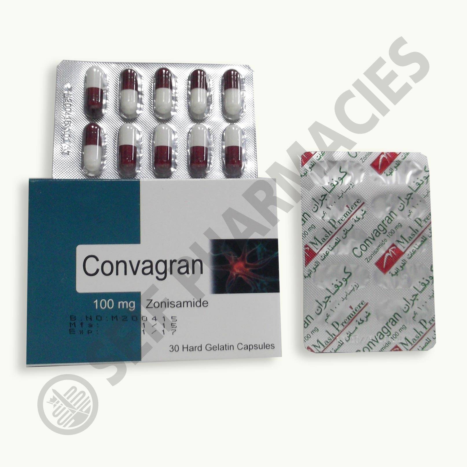 CONVAGRAN 100 MG 30 CAP - Seif Pharmacies